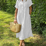 Ângela - Vestido longo de Verão
