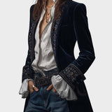 Nuria™ | Casaco de Muher de Veludo Elegante