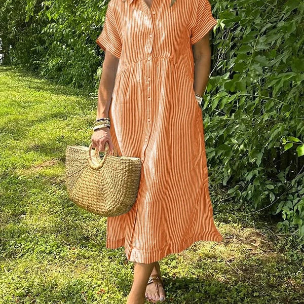 Ângela - Vestido longo de Verão