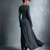 Naiara ❘ Vestido maxi com nó lateral para Mulher