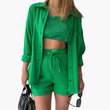 Aura - Conjunto de duas peças chique e casual