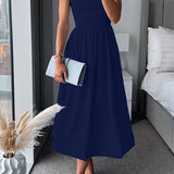 Martina™ | Vestido midi com alças