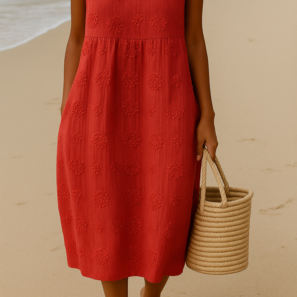 Elena | Vestido Bordado para Elegância Natural