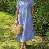 Ângela - Vestido longo de Verão