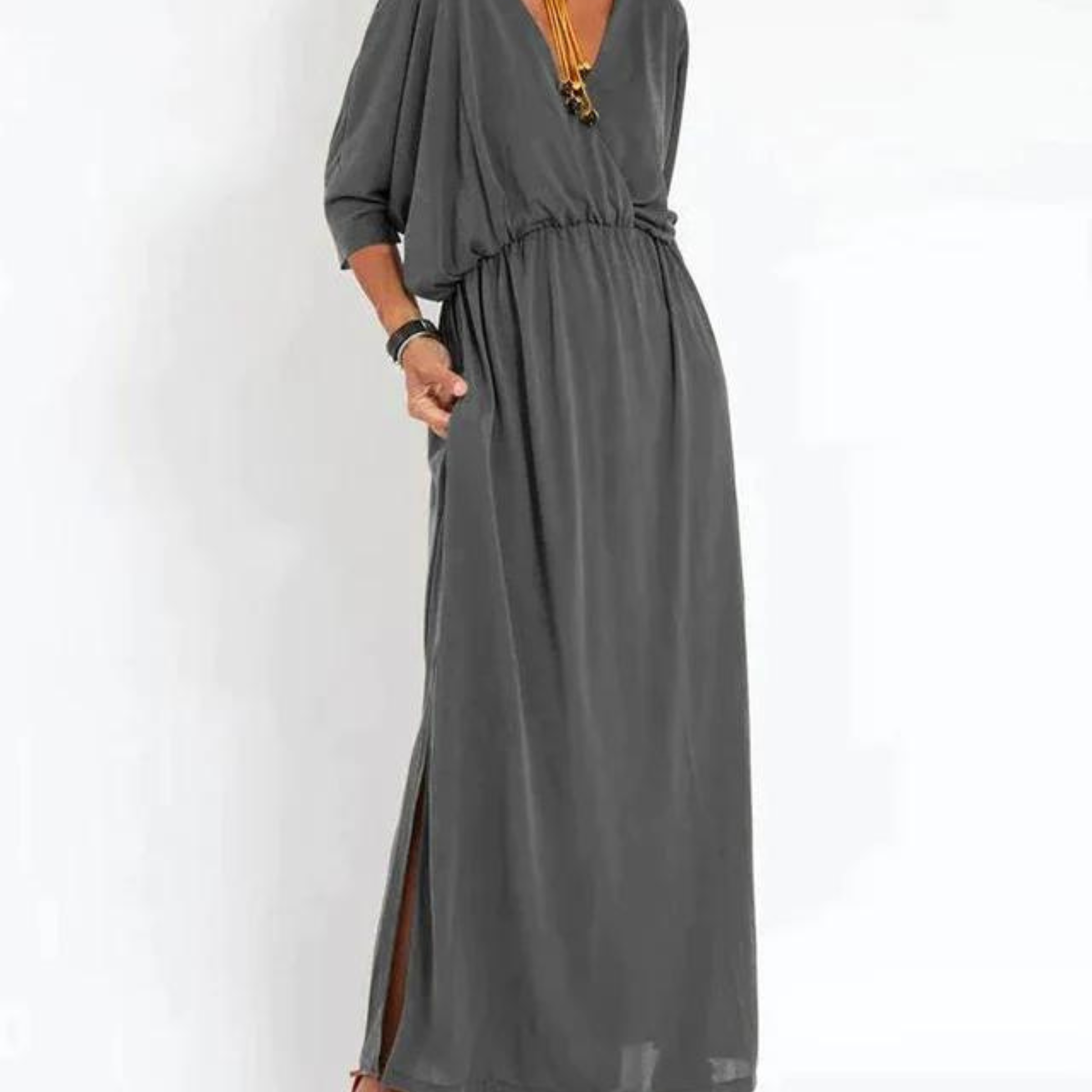 LANI – Vestido longo vintage