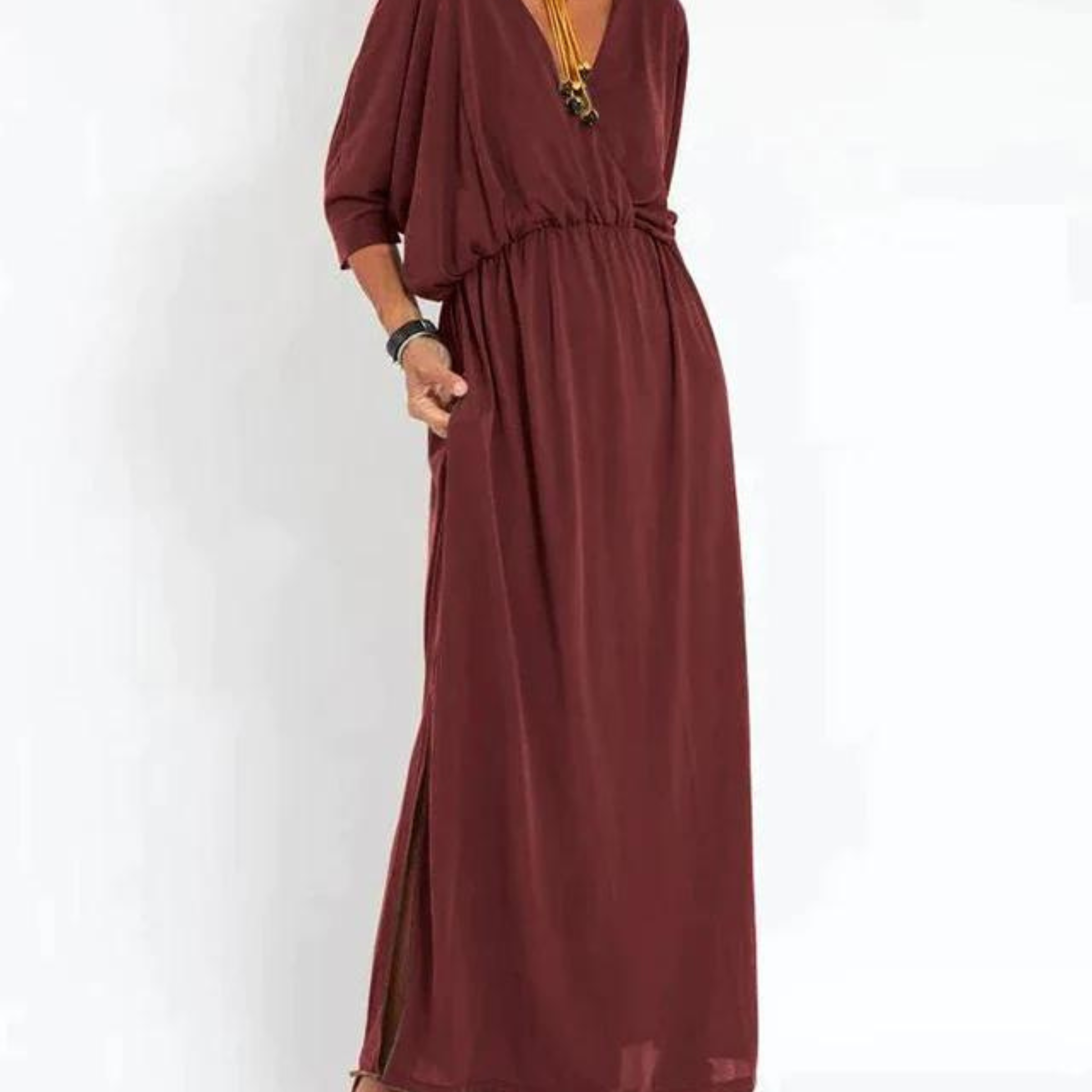 LANI – Vestido longo vintage
