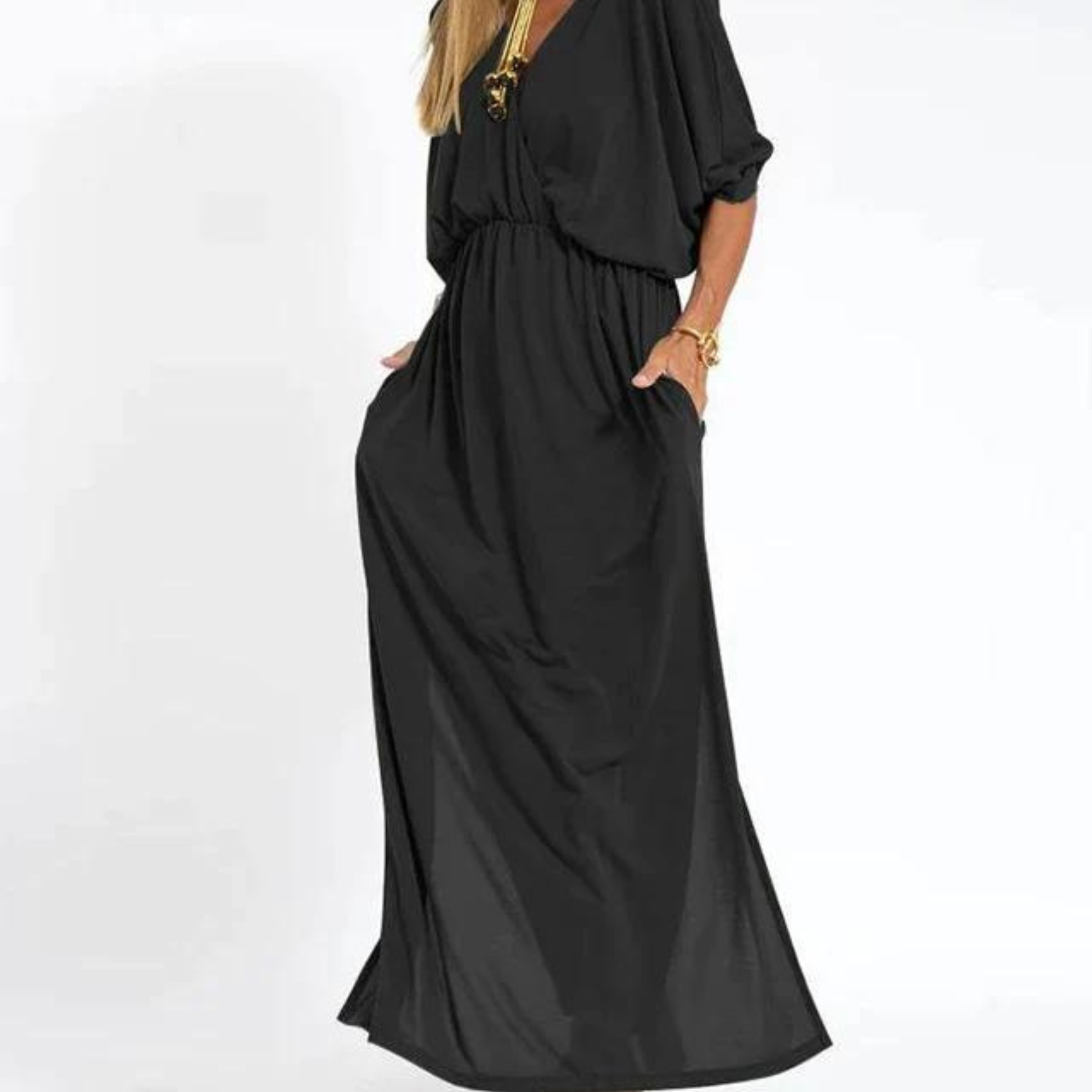 LANI – Vestido longo vintage