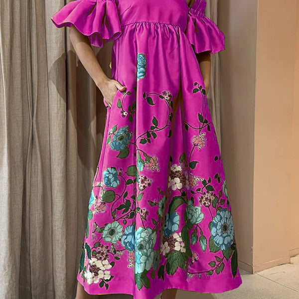 Arielle | Vestido elegante com mangas exclusivas e bolsos práticos