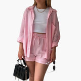 Aura - Conjunto de duas peças chique e casual