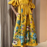 Arielle | Vestido elegante com mangas exclusivas e bolsos práticos