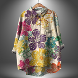 Virginia | Camisa floral feminina feita à mão para Mulher