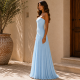 Almudena | Vestido Elegância Sofisticada que Estiliza com Delicadeza para Mulher