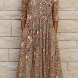 OLIVIA | VESTIDO ELEGANTE COM DECOTE EM V PARA MULHER