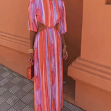 SOLA | Vestido elegante com costas abertas para Mulher