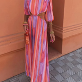 SOLA | Vestido elegante com costas abertas para Mulher