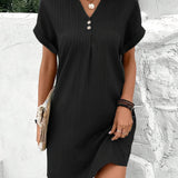 Emília - Vestido estiloso com efeito barriga lisonjeiro