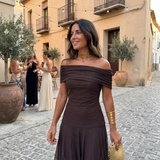 Carla | Vestido elegante sem autorizações