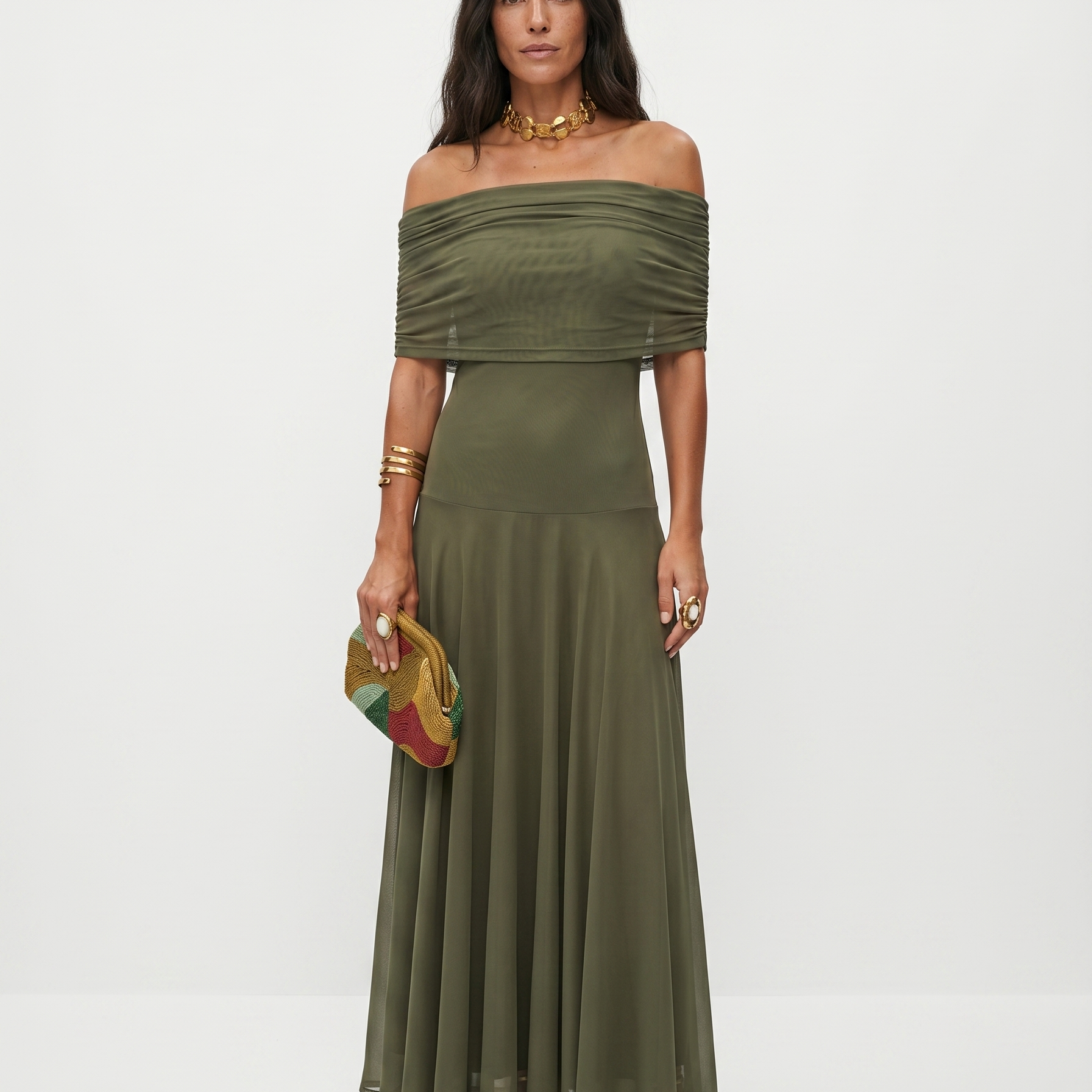 Carla | Vestido elegante sem autorizações