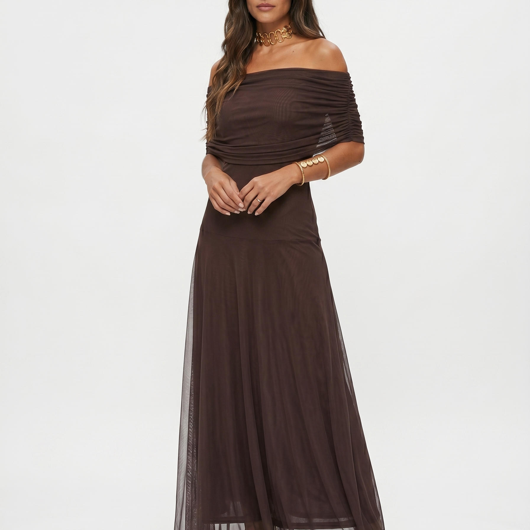 Carla | Vestido elegante sem autorizações