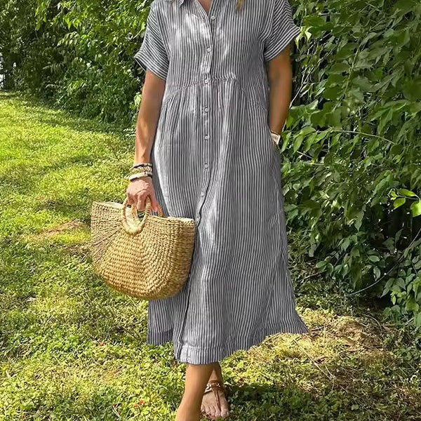 Ângela - Vestido longo de Verão