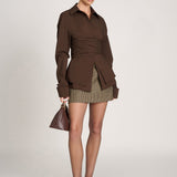 Freya™ | Camisa envelope sob medida