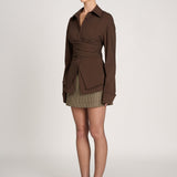 Freya™ | Camisa envelope sob medida
