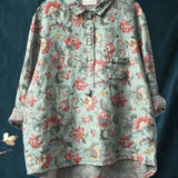 Elise™ | Blusa Floral Clássica