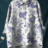 Elise™ | Blusa Floral Clássica