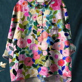 Elise™ | Blusa Floral Clássica
