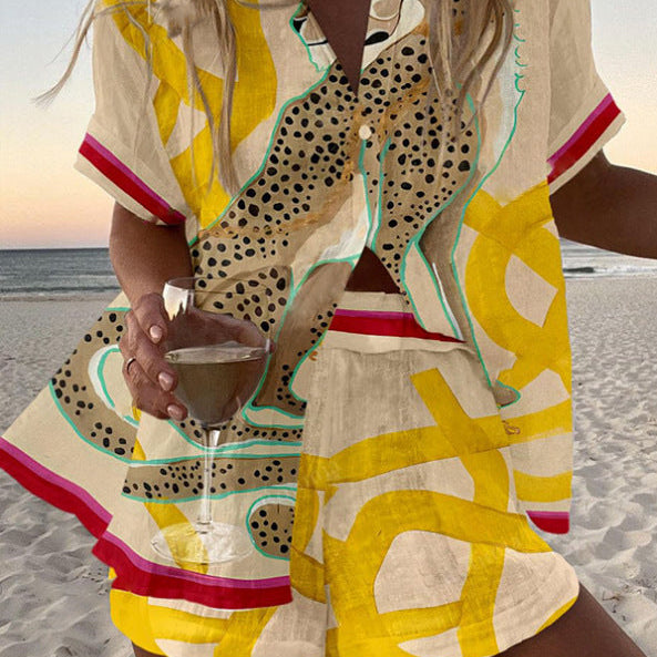 Jorelle™ | Conjunto de Muher curto leve para o verão