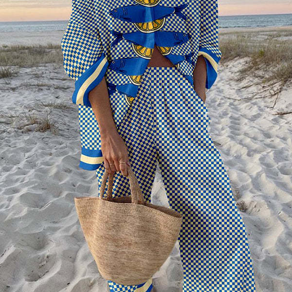Zairine™ | Conjunto feminino leve e sofisticado para dias de verão