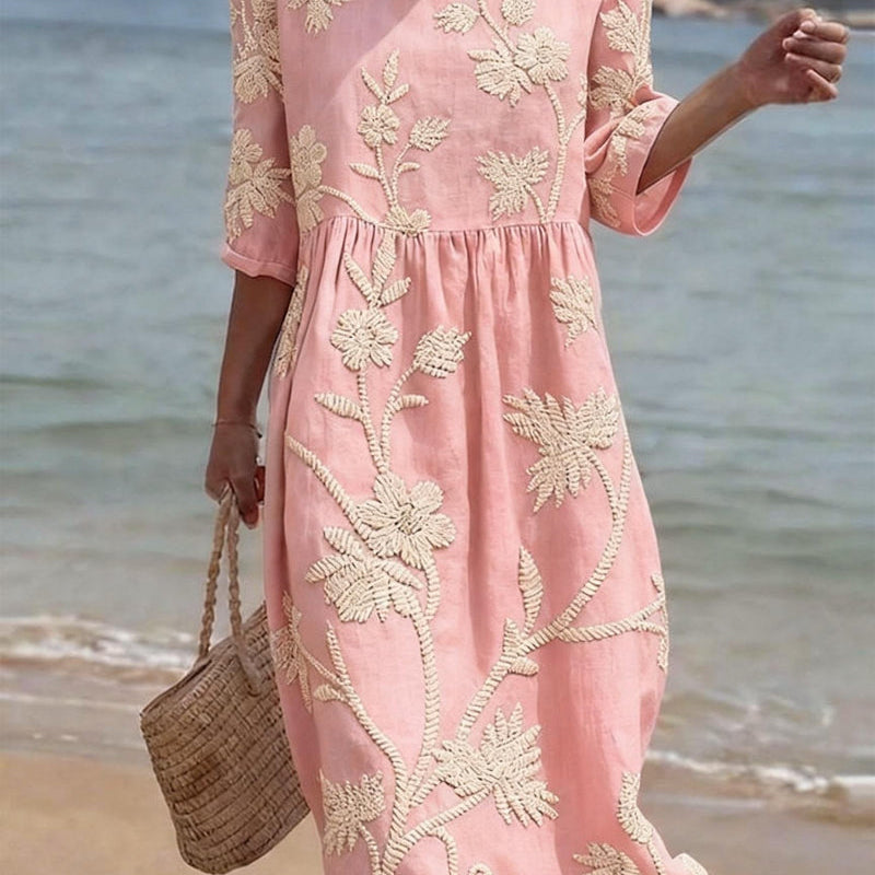 Raquel | Vestido Vintage Bordado para Mujer
