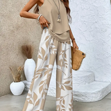Rosa - Conjunto elegante de duas peças