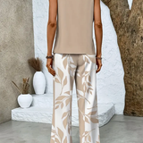 Rosa - Conjunto elegante de duas peças