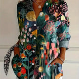 Annika | Blusa colorida com estampa divertida