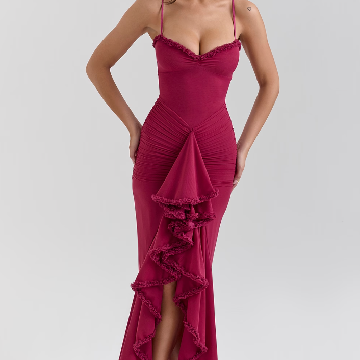 Florence | Vestido romântico com babados