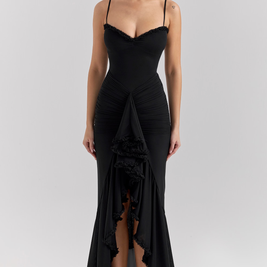 Florence | Vestido romântico com babados