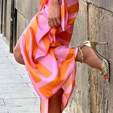 Amira™ | Vestido envelope com estampa