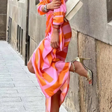 Amira™ | Vestido envelope com estampa