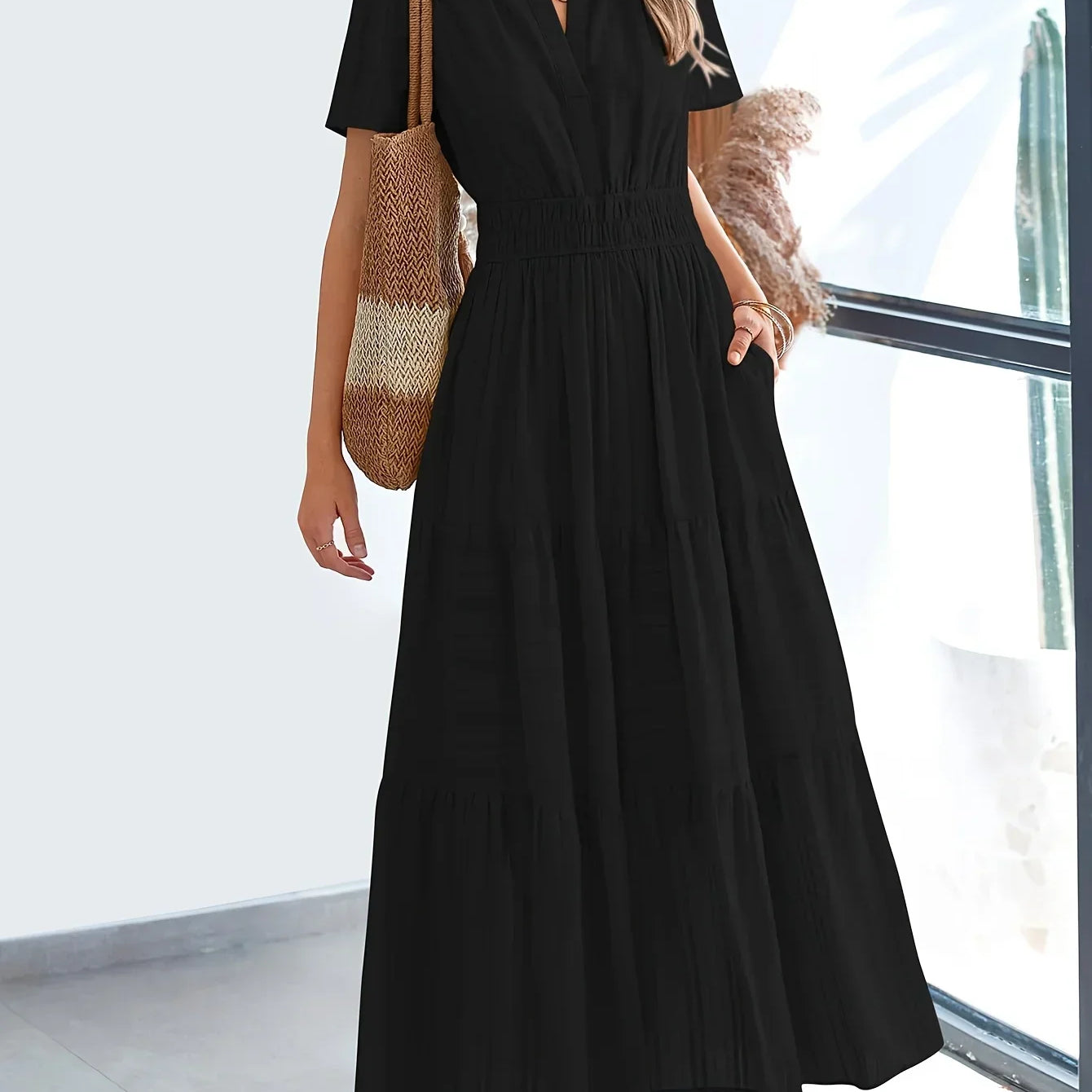 Rita - Vestido longo e elegante