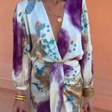 Sofia - Vestido de verão sofisticado Céline para Mulher