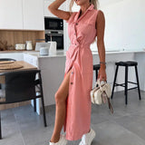 Isabelle | Vestido Maxi de Denim para Mulher