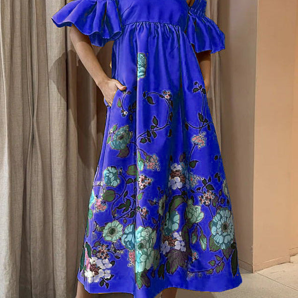 Arielle | Vestido elegante com mangas exclusivas e bolsos práticos