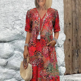 Harper | Vestido Floral Animado para Mulher