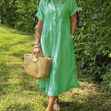 Ângela - Vestido longo de Verão