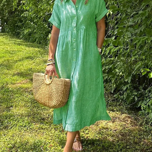 Ângela - Vestido longo de Verão