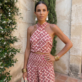 Elsa | Conjunto Elegante com Design de Ombros Descobertos para Mulher