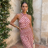 Elsa | Conjunto Elegante com Design de Ombros Descobertos para Mulher