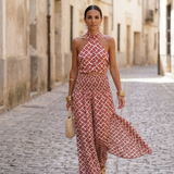 Elsa | Conjunto Elegante com Design de Ombros Descobertos para Mulher
