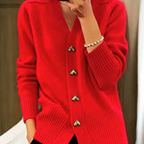 Adele - Cardigan elegante com botões de coração